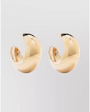 Isabel Marant Brass Hoop Earrings - Natural