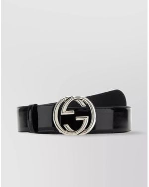 Gucci Leather Blondie Belt Hardware Shiny Finish - Black