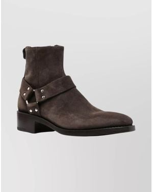 Premiata Leather Ankle Boots - Brown