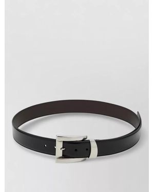 Versace Leather Belt - Metallic