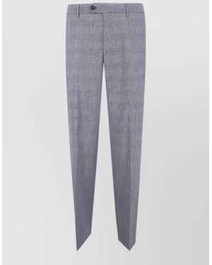 Golden Goose Slim-Fit Wool Tailored Trousers - Grey