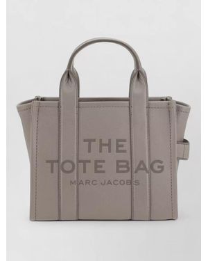 Marc Jacobs The Tote Bag Small Leather Tote Bag - Gray