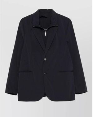 Emporio Armani Tailored Single Breasted Blazer Jacket - Blue