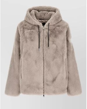 Tatras Plush Hooded Puffer Jacket - Natural