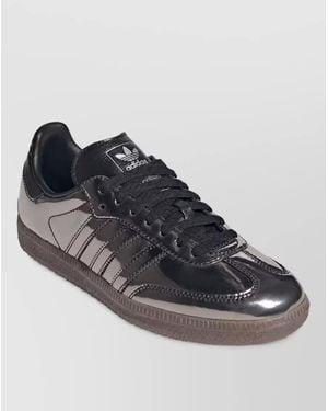 adidas Leather Lace-Up Samba Og Trainers - Blue