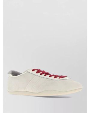 Y-3 Suede Tokyo Lace Up Sneakers - Pink