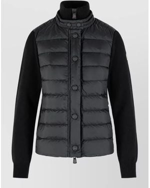 Moncler Padded Fitted Jacket - Black