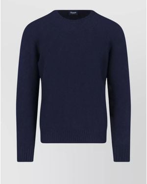 Drumohr Cashmere Crewneck Jumper - Blue