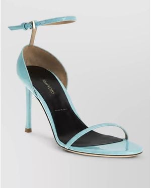 Tom Ford Leather Stiletto Sandals - White