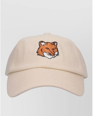 Maison Kitsuné Cotton Baseball Cap - Natural