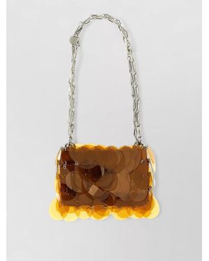 Rabanne Sparkle Shoulder Bag - White