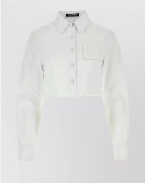 Raf Simons Cotton Cropped Shirt - White