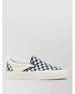 Vans Low Profile Chequered Slip On Canvas Trainers - Multicolour