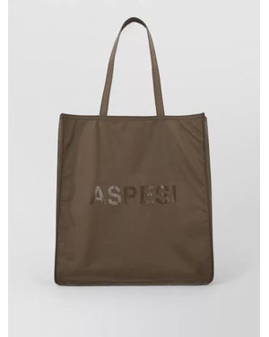 Aspesi Logo Tote Bag - Natural