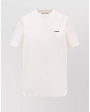 その他 Boxy T-Shirt - Coperni - Cotton - White white-ruffle-logo-boxy-t-shirt.jpg