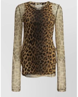 Sportmax Printed Fitted Top - Multicolour