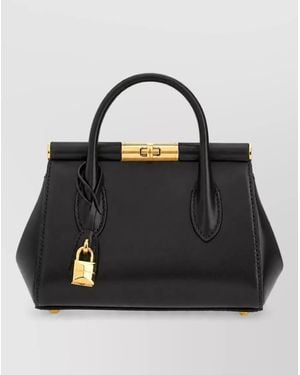 Dolce & Gabbana Marlene Leather Mini Bag - Black