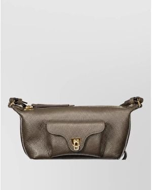 Coccinelle Leather Belt Bag - Grey