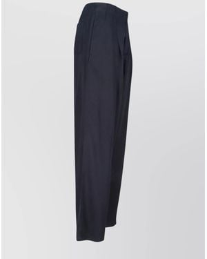 Our Legacy Straight Wide-Leg Pants - Blue