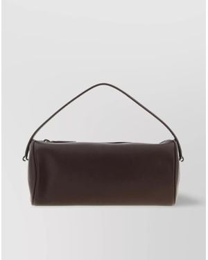 The Row Circular Top Handle Mini Bag - Brown