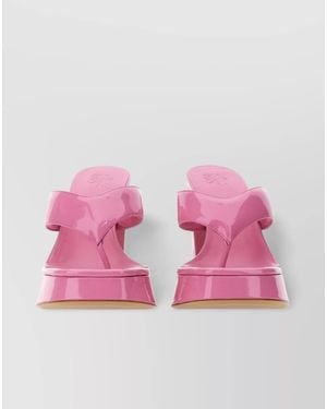 Gia Borghini Leather Sandals - Pink
