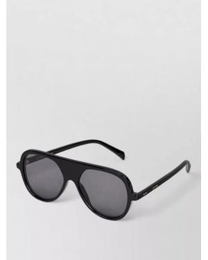 Celine Acetate Pilot Sunglasses - Metallic