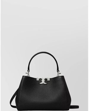 Tory Burch Cross-Body Satchel Top Handle - Black