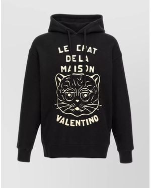 Valentino Garavani Cotton Hoodie - Grey
