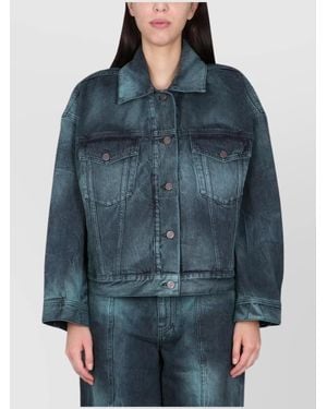 Stella McCartney Tie-Dye Oversized Jacket - Blue