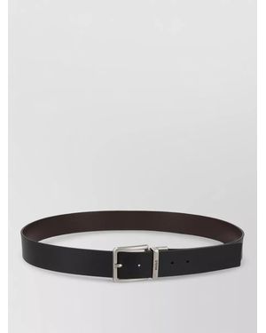 HUGO Leather Gynium Belt - Grey