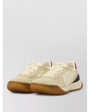 Moncler Urban Trek Low Top Lace Up Sneakers - Natural