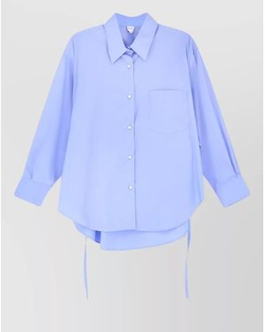 Aspesi Cotton Oversized Shirt - Blue