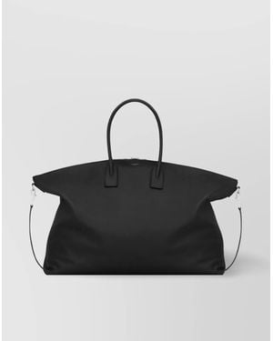 Saint Laurent Bowling Bag With Detachable Shoulder Strap - Black