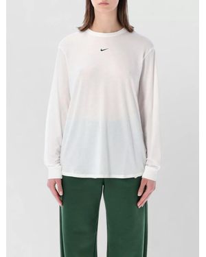 Nike Relaxed Long-Sleeve Jersey T-Shirt - White