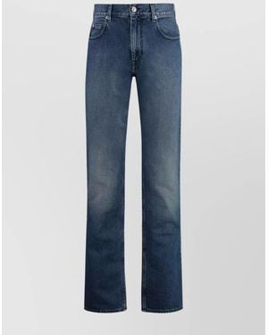 Isabel Marant Denim Straight-Leg Jeans - Blue