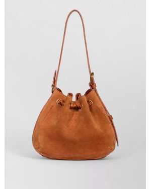 Jérôme Dreyfuss Leather Bucket Bag - Brown