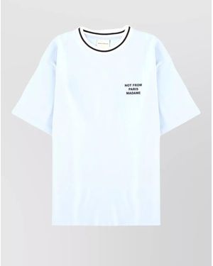 Drole de Monsieur Relaxed-Fit T-Shirt - White