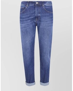 Dondup Denim Straight-Leg Jeans - Blue