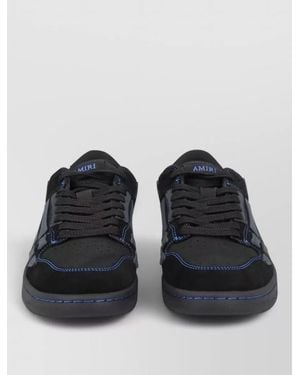 Amiri Leather Low-Top Sneakers - Black