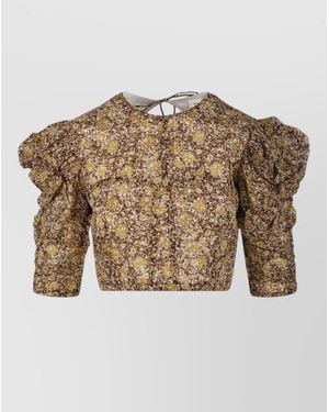 Isabel Marant Cotton Top - Brown