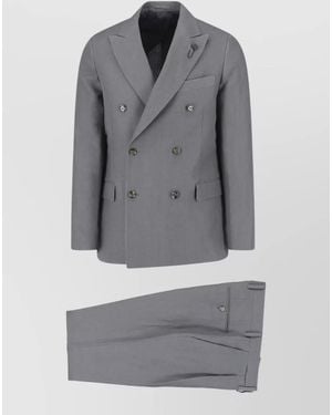Lardini Linen Suit - Grey