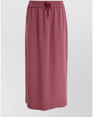 Herno Minimal Waistband Skirt Tone Detail - Purple