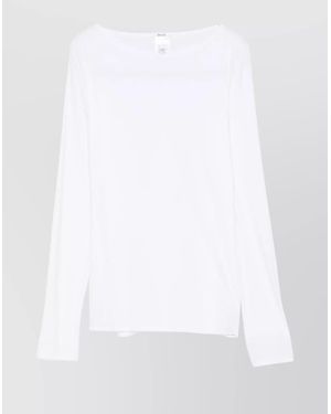 Wolford Long-Sleeve Crew-Neck Top - White