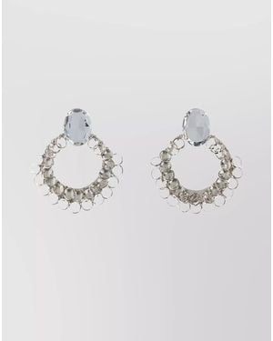 Givenchy Embellished Chandelier Earrings - Metallic