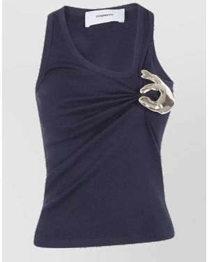 Coperni Organic Cotton Tank Top - Blue