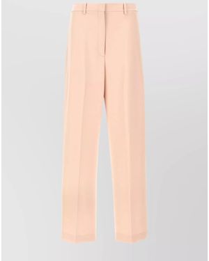 Theory High-Rise Straight-Leg Tailored Trousers - Multicolour