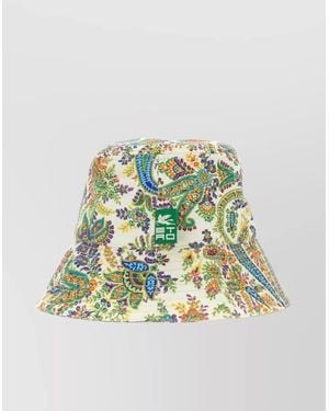 Etro Wide Brim Paisley Bucket Hat - Multicolor