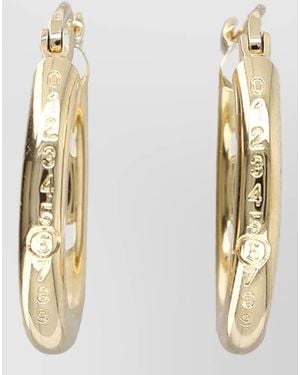 MM6 by Maison Margiela Hoop Earrings - Metallic