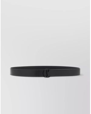 Christian Louboutin Adjustable Mooncrest Reversible Belt With Smooth Finish - Multicolor