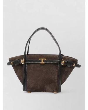 Tod's Suede Leather Mini Bag - Black